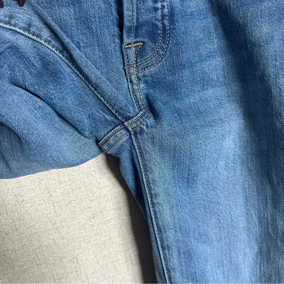 7 For All Mankind Josefina Distressed Jeans - Picture 3 of 11